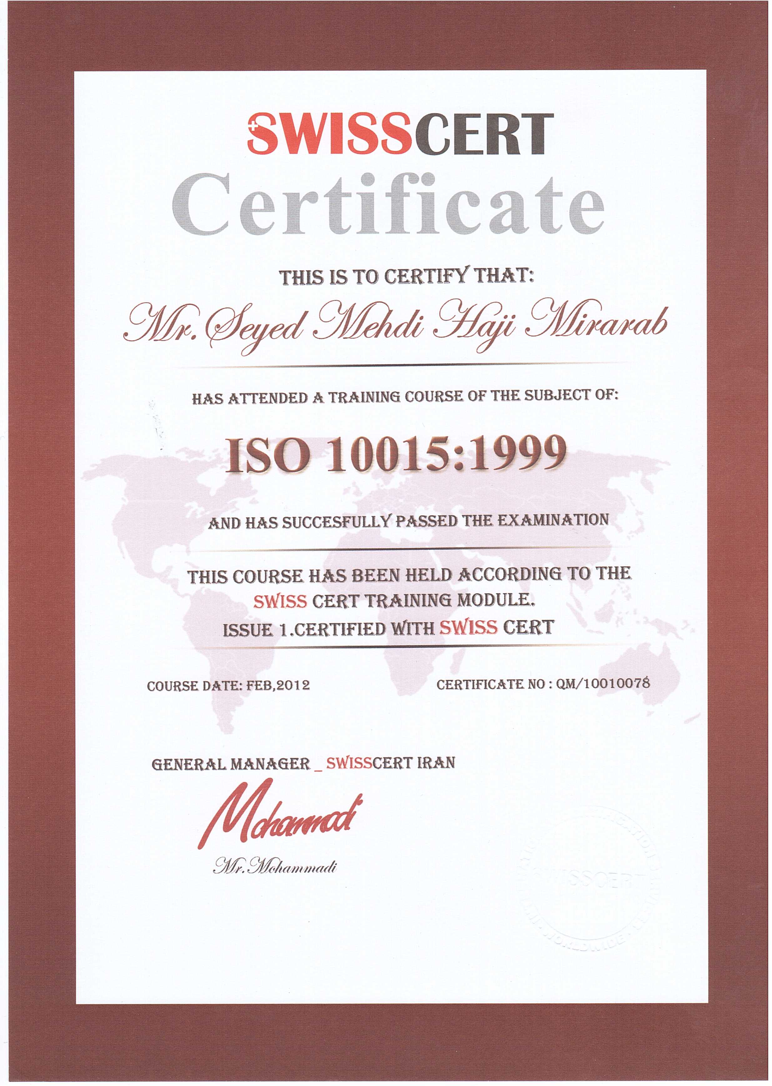 ISO 10015 - 2012